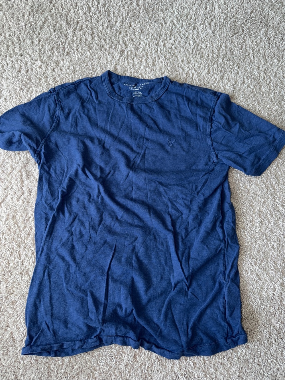 American Eagle Outfitters Navy Short Sleeve Crew Tee